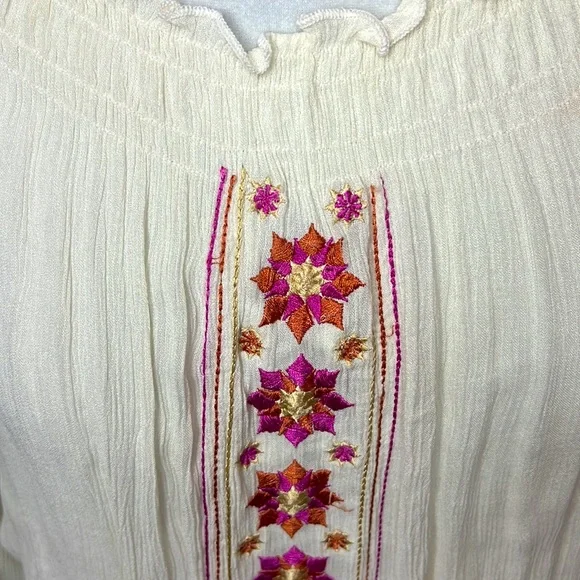 Pheasant Blouse long sleeve elastic at the neck waist sleeve - Picture 4 of 9